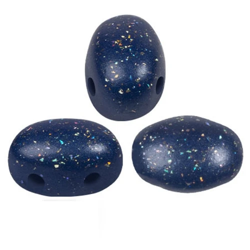 Perle di vetro Samos® by Puca® 5x7 mm Constellation Night Blue x10g