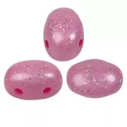 Perle di vetro Samos® by Puca® 5x7 mm Constellation Persan Rose x10g
