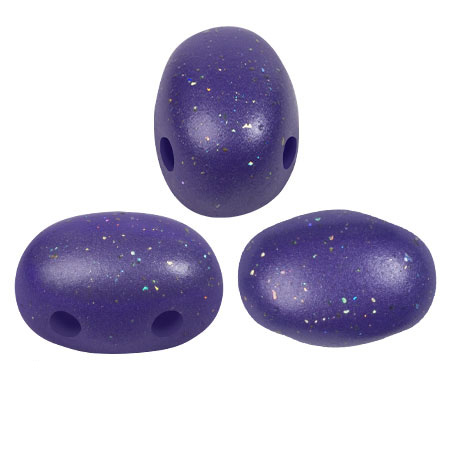 Perle di vetro Samos® by Puca® 5x7 mm Constellation Purple rain x10g