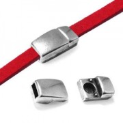 Chiusura magnetica mm.17x8 per cordoni mm.5 bronze x1