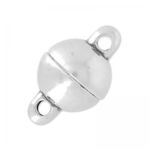 Chiusura magnetica 13.5x8 mm Placcatura argento antico x1