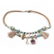 Distanziatore irregolare 2 fori 20 mm Placcatura argento antico x6