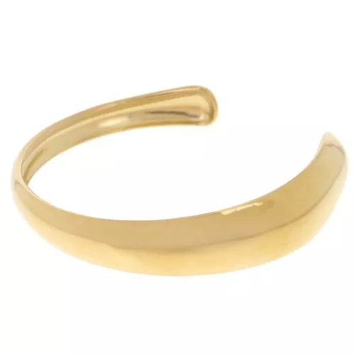 Bracciale ovale asimmetrico 15,5x170 mm - Acciaio inossidabile 304L Dorato x1