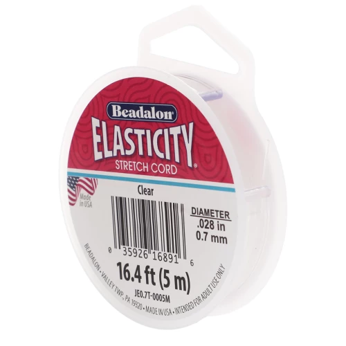 Elasticità 0,70 mm - Trasparente x5m