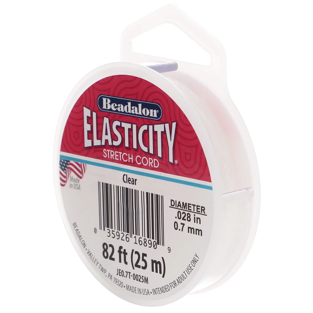 Redamancy 4 Pezzi Filo Elastico per Braccialetti, Filo Nylon per