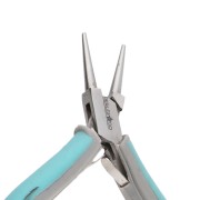 Pinza a molla tonda 12 cm manico ergonomico di Perla - Blu - Grigio x1