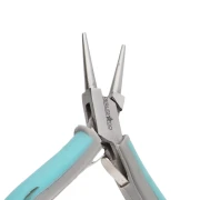 Pinza a molla tonda 12 cm manico ergonomico di Perla - Blu - Grigio x1