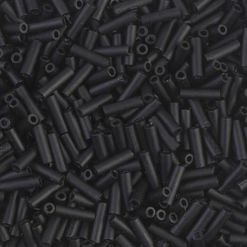 Bugles Miyuki mm. 6 BGL-401F - Mat Black x10g