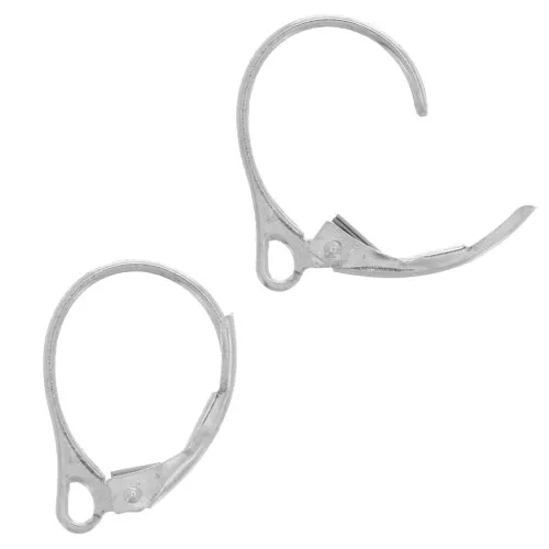 Dormeuses con anello aperto 15x10 mm - Argento 925 x20