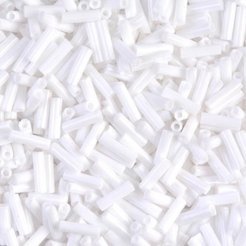Bugles Miyuki mm. 6 BGL-402 - Opaque White x10g