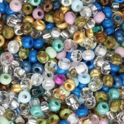 Perla Preciosa 8/0 3 mm - Mix Multi blu - Golden x20g