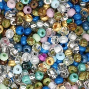 Perla Preciosa 8/0 3 mm - Mix Multi blu - Golden x20g