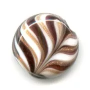 Disco piatto zigrinato mm. 17 Opaque Whitex1