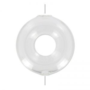Ciambella in vetro, un foro da decorare 40 mm x1