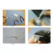 Ciambella in vetro, un foro da decorare 40 mm x1