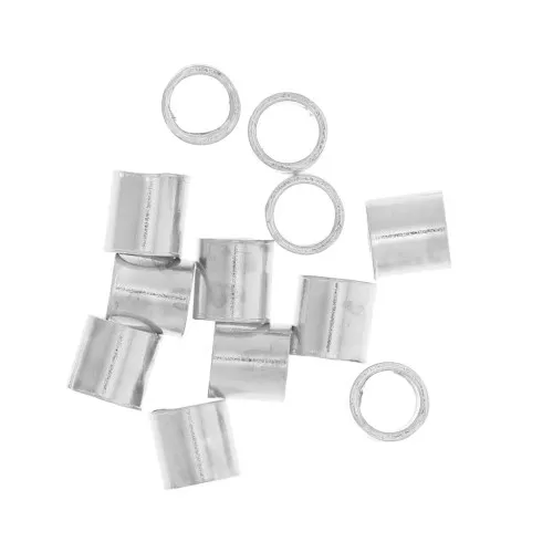 Tubi schiacciabili 2,5x2,5 mm - Argento 925 x30
