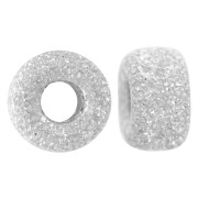 Perle rotonde con diamante 5x3 mm - Argento 925 x5|raw }}