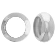 Perla semicircolare 8x3,5 mm - Argento 925 x5