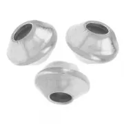Biconi appiattiti 3x2 mm - Argento 925 x25