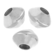 Biconi appiattiti 4x3 mm - Argento 925 x15