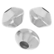 Biconi appiattiti da 6,5x5 mm - Argento 925 x5