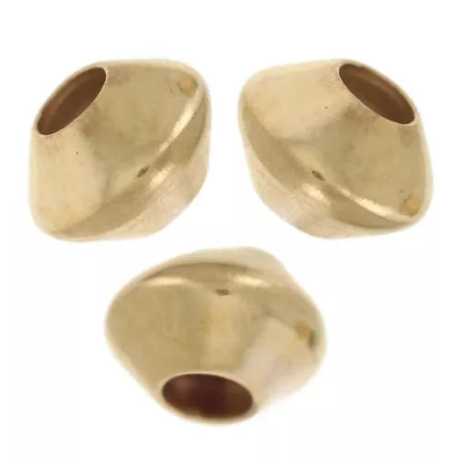 Perle appiattite Gold filled 4x3 mm x10