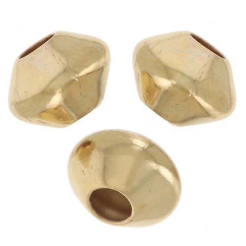 Bicone appiattito 6,5x5 mm - Gold filled x1