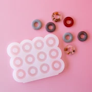 Stampo in silicone Géa Creations per pendenti a forma di ciambella 20 mm x1
