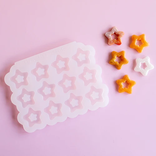 Stampo in silicone Géa Creations per la realizzazione di pendenti a stella da 19 mm x1