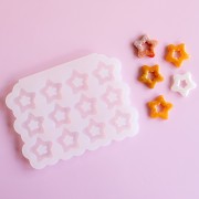 Stampo in silicone Géa Creations per la realizzazione di pendenti a stella da 19 mm x1