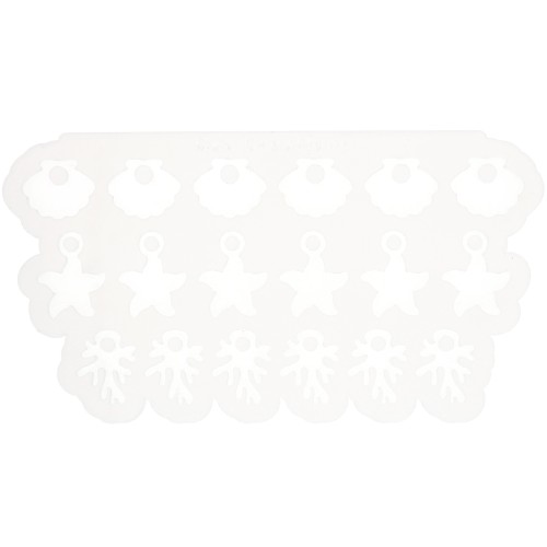 Stampo in silicone Géa Creations per pendenti a tema marino x1