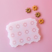 Stampo in silicone Géa Creations per la realizzazione di pendenti solari da 19 mm x1