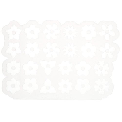 Stampo in silicone Géa Creations per pendenti a forma di fiore 2 x1