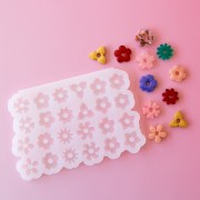 Stampo in silicone Géa Creations per pendenti a forma di fiore 2 x1