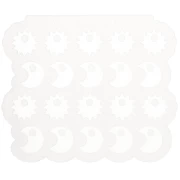 Stampo in silicone Géa Creations per Ciondoli Sole e Luna x1