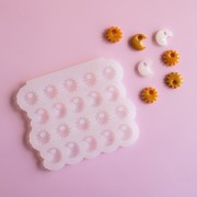 Stampo in silicone Géa Creations per Ciondoli Sole e Luna x1