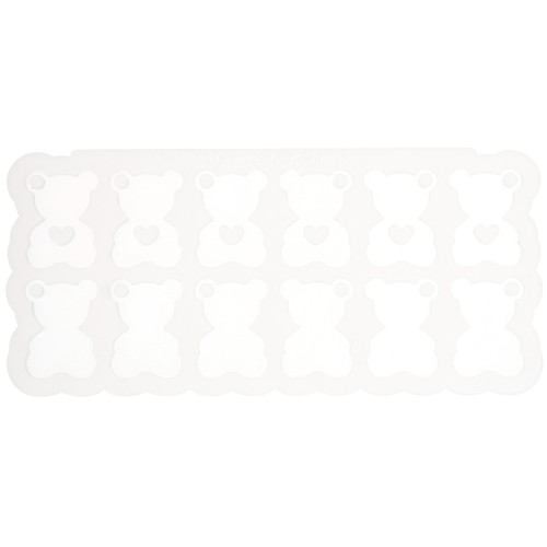 Géa Creations stampo in silicone per pendenti a forma di orsetto 27x19 mm x1