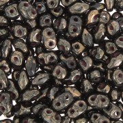 MiniDuo 2x4 mm Jet Bronze Picasso x10g