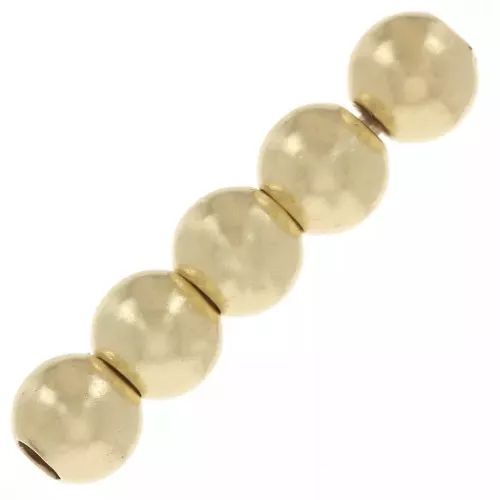 Perle rotonde 6 mm - Dorato x20