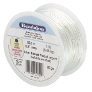 Filo di rame tondo 0,81 mm - German Style Wire - Argentato x 95 m