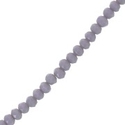 Perle sfaccettate rotonde - rotonde appiattite - 4,5x3,5 mm Dark Grey Opal x41cm|raw }}