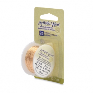 Filo di rame Artistic Wire mm. 0.41 col Bronzo fosforoso x13,7m