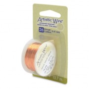 Filo di rame Artistic Wire 0,41 mm - Naturale, con trattamento anti-ossidazione x 13,7 m