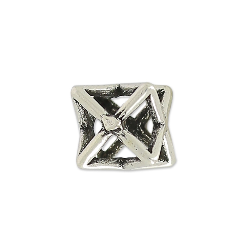 10 Ciondoli Filigrana A Forma Di Piuma - Vintage, Color Argento Antico, Altezza 19 Mm, Per Gioielli Fai Da Te, Bracciali, Collane, Orecchini