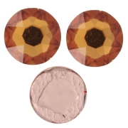 Cristallo puro Strass Hotfix 5 mm - Topazio x36