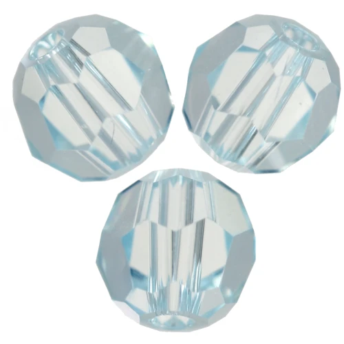 PureCrystal 5000 perline rotonde da 4 mm - Azzurro x20