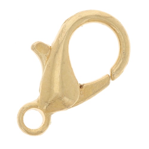 Chiusure moschettoni dorati da 12 mm x5