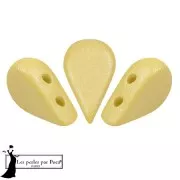 Perles en verre Amos® par Puca® 5x8 mm - Vogue Canary Yellow Mat x10g