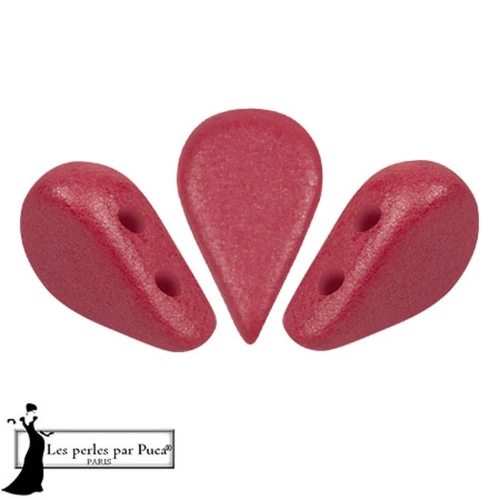 Perle di vetro Amos® by Puca® 5x8 mm -Vogue Hibiscus Mat x10g