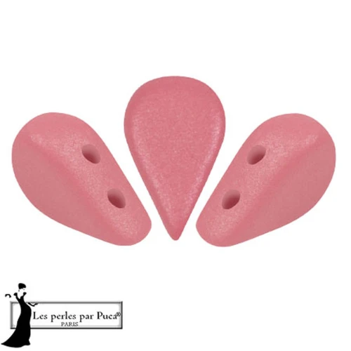 Perle di vetro Amos® by Puca® 5x8 mm - Vogue Indian Rose Mat x10g